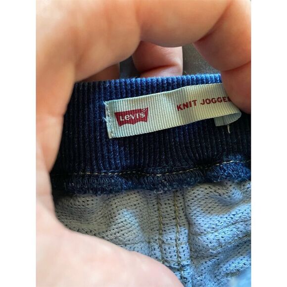 Levi's Baby Denim Jogger Jeans Blue 3-6 Months Unisex - Picture 3 of 6